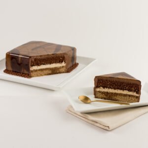 Coffee and Chocolate Fudge Cake (Frozen)